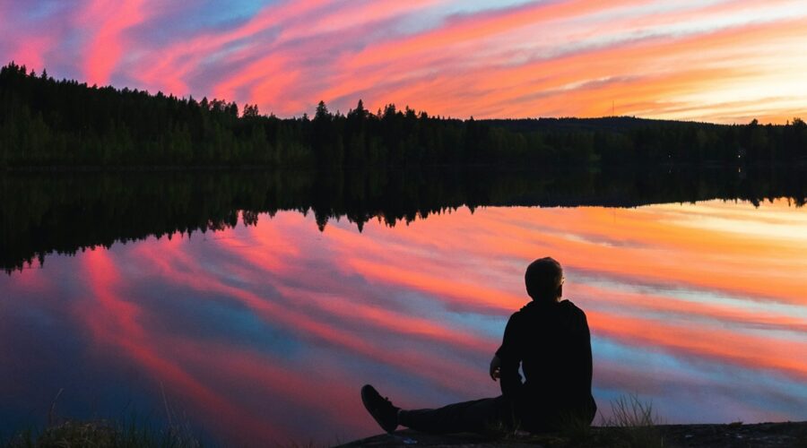 Homme qui contemple de Niilo Isolato (unsplash.com)